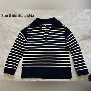 Classic Striped Navy & White Sweater